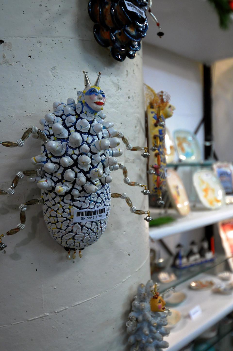 The Harvard Ceramics Program's holiday sale features work from many different artists, with a variety of pieces ranging from bowls and mugs, to unique wall art.