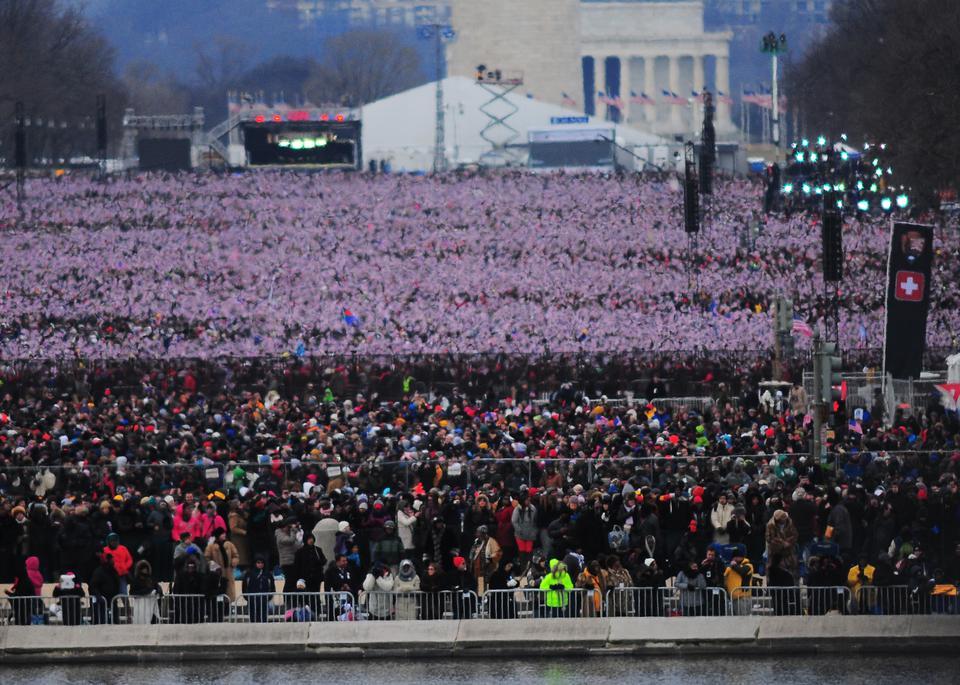 Crowd on the National Mall
