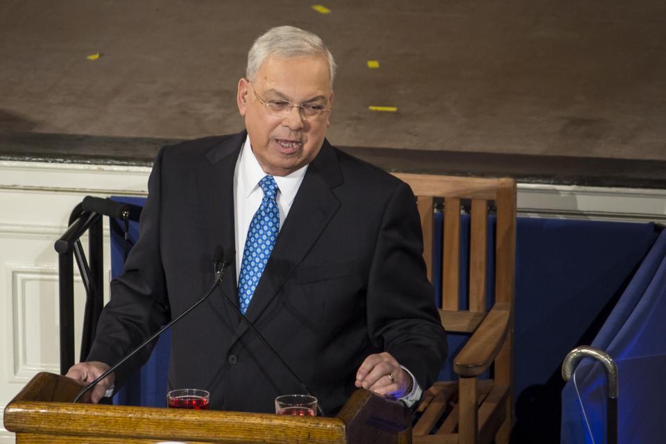 Thomas M. Menino, the mayor of Boston, announces a new partnership between Harvard, MIT, and Boston at his State of the City address. He siad that the edX initiative will enable Boston community centers to become campuses themselves.