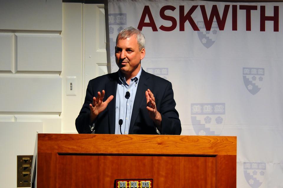 Jon Schnur, education reform pioneer and executive chairman and co-founderof America Achieves, talks about the need to istitutionalize higher expectations for the American education system. He was the guest speaker for the Askwith Forum lecture on Tuesday evening where he discussed President Obama's education policies and steps America could take to ensure better educational futures for its students.