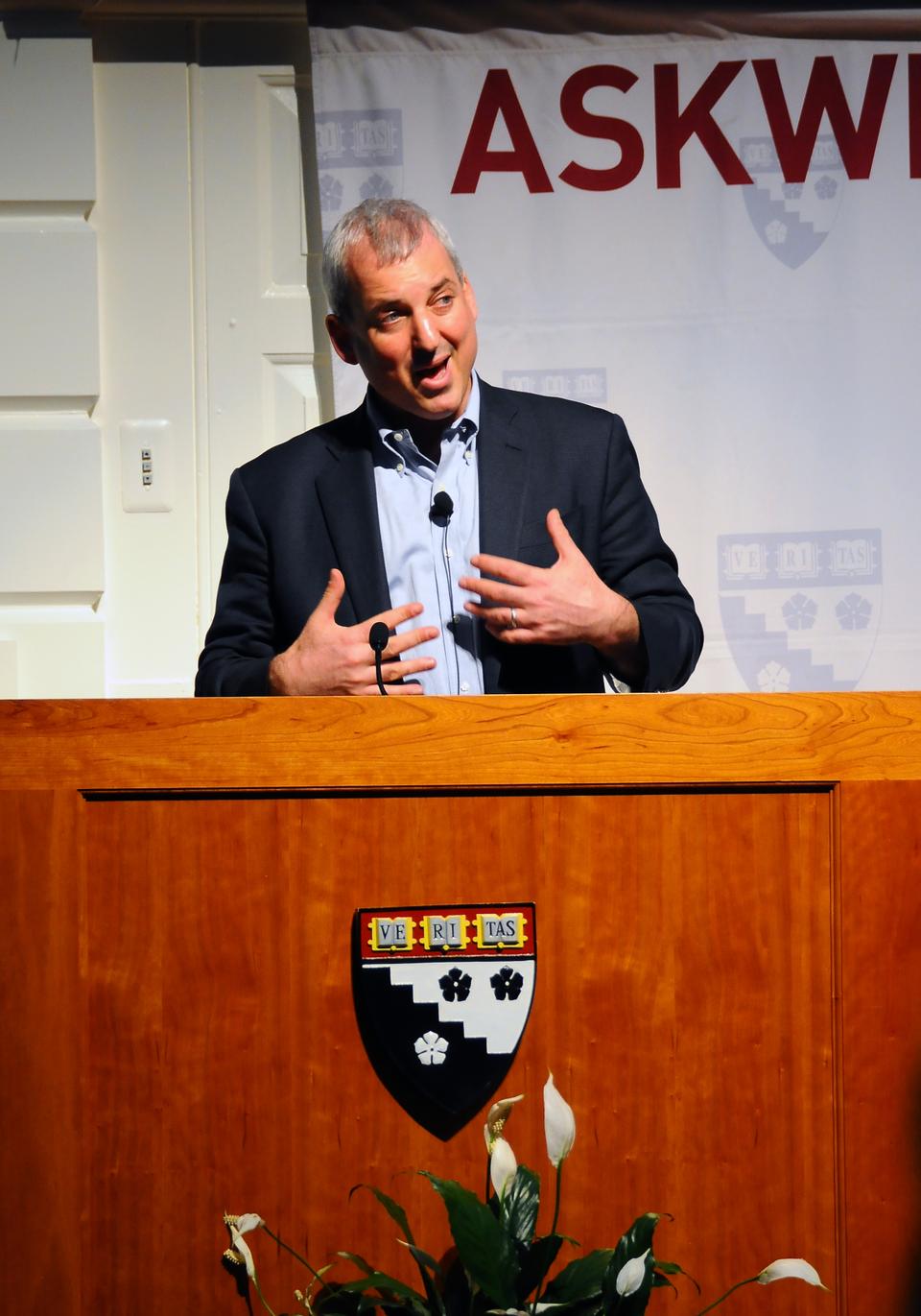 Jon Schnur, education reform pioneer and executive chairman and co-founderof America Achieves, talks about the need to istitutionalize higher expectations for the American education system. He was the guest speaker for the Askwith Forum lecture on Tuesday evening where he discussed President Obama's education policies and steps America could take to ensure better educational futures for its students. 