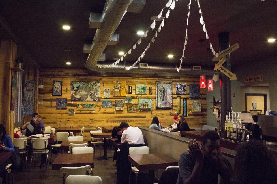 Serving sandwiches, locally brewed beer, and ice cream, Refuge Cafe is one of the only locally owned cafes in Allston.