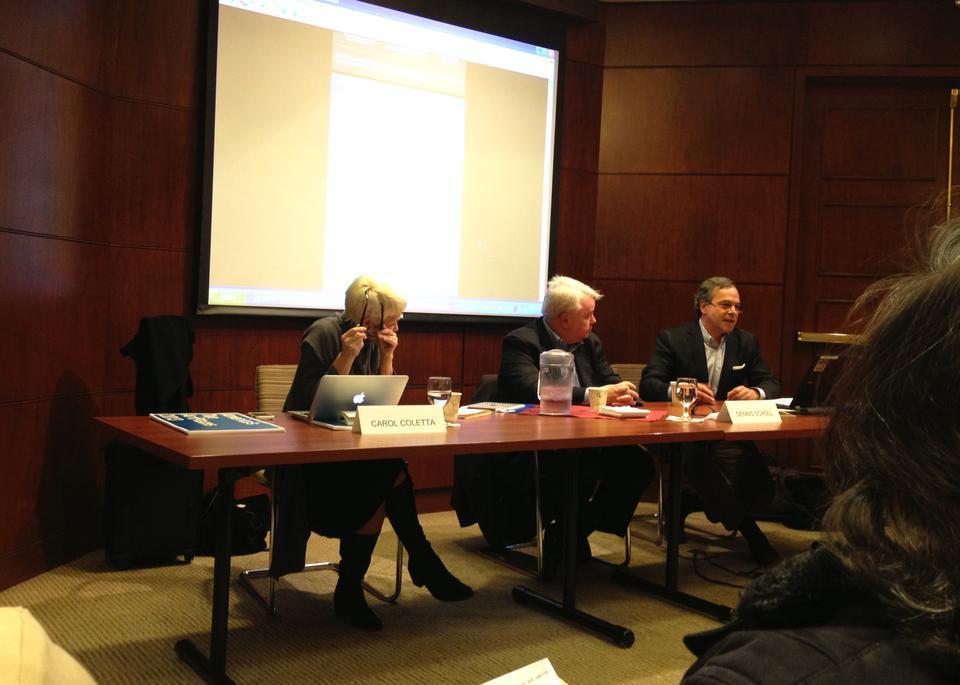 Carol Coletta, President of ArtPlace,
Dennis Scholl, the Vice President for the Arts at Knight Foundation and Jim Bildner, Adjunct Lecturer in Public Policy at HKS share the latest research around the issues surrounding the relevance of arts and the linkages between capitalization, demography and participation and what the future holds for the arts.