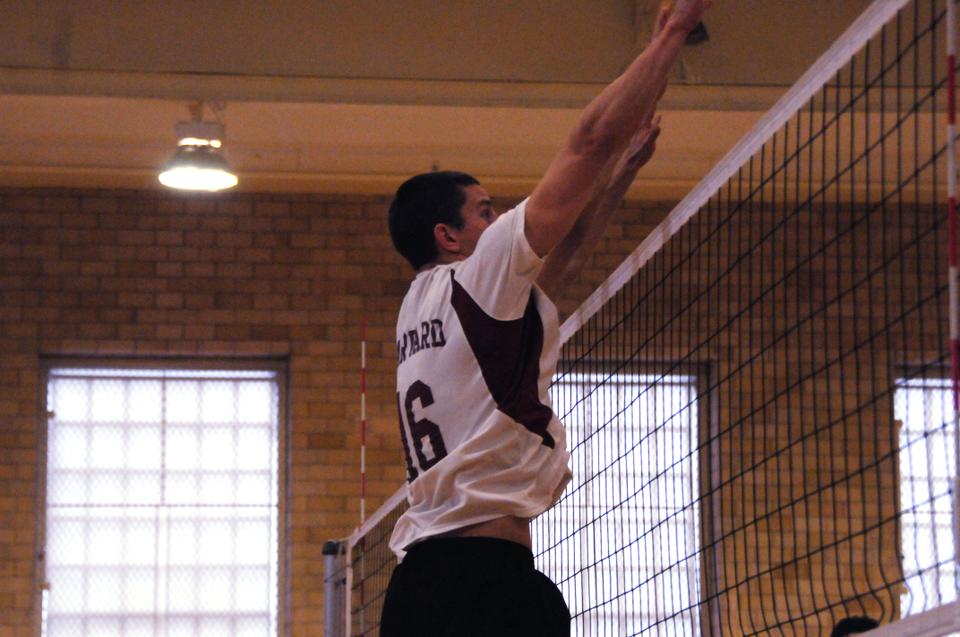 Co-captain Nick Madden, pictured above in earlier action, notched 11 and 13 kills against Penn State and St. Francis, respectively, over the weekend. 