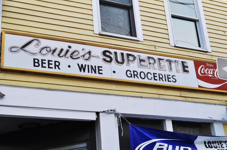 Louie's Superette does a brisk business selling beer and wine to undergraduates.