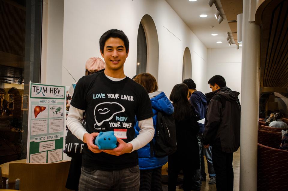 Team HBV Harvard are holding a week-long series of events to promote awareness of Hepatitis B.  Monday’s event included the making and production of miniature viral plushies.