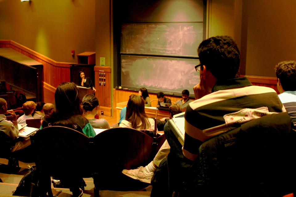 The Harvard Undergraduate Council, led by Tara Raghuveer, convenes on Sunday evening.