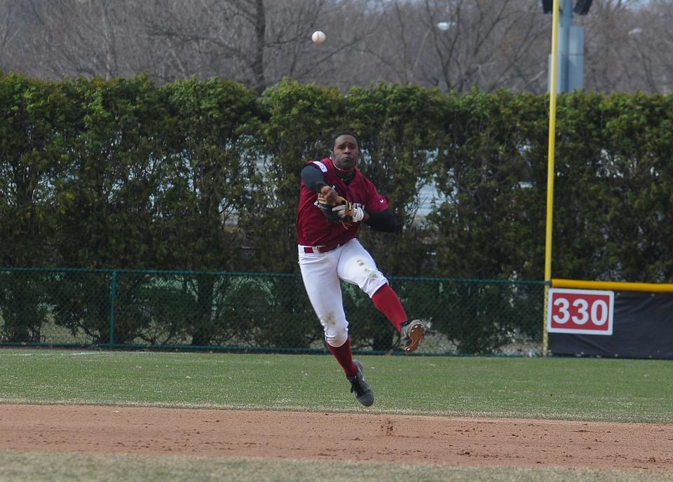 Junior outfielder Carlton Bailey went 1-for-5 and knocked in two RBIs for the Crimson in the second game of Sunday’s doubleheader against Princeton. The game, which Harvard won, 20-19, featured 38 hits, nine fielding errors, three Grand Slams, and five lead changes.