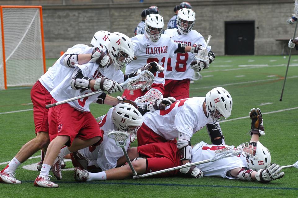 After coming up short against ranked teams the last two weekends, Harvard men's lacrosse broke through with an 8-7 overtime victory over No. 16/14 Penn.
