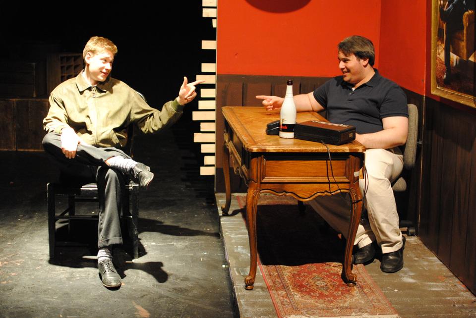 Students perform in Tarantino's DOGS in the Loeb Ex. 