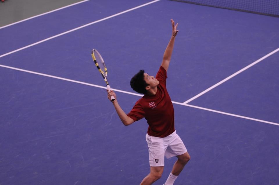 Co-captain Andy Nguyen has been dominant for Harvard in the No. 4 singles slot, registering a 12-2 record on the year. The senior will need to continue his strong form if the Crimson hopes to keep its pristine record.