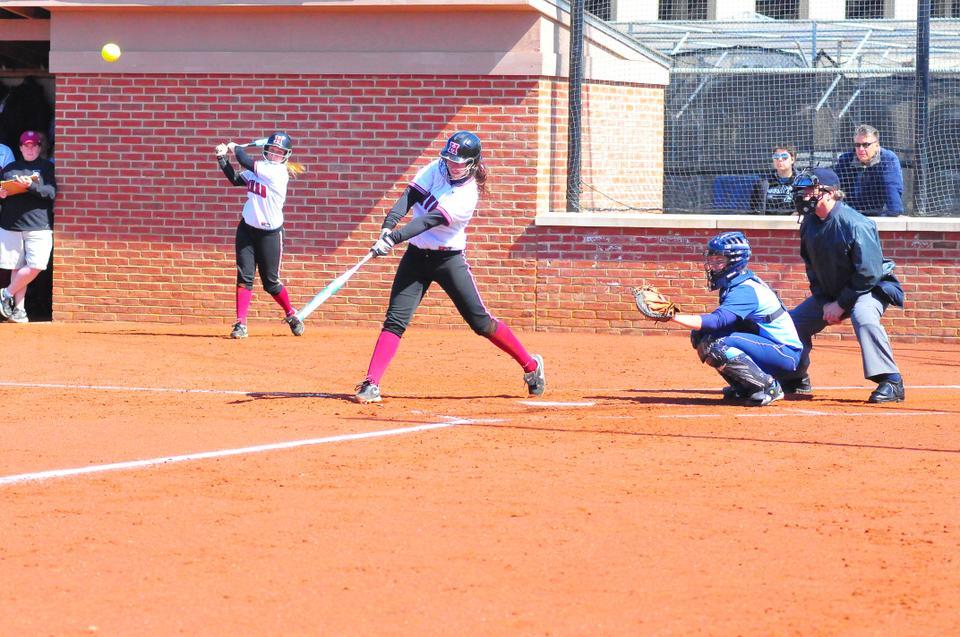 Junior third baseman Kasey Lange scored two runs in the Crimson’s first contest of yesterday’s doubleheader. Harvard topped Quinnipiac twice to remain tied with Dartmouth atop the North Division of the Ivy League. 