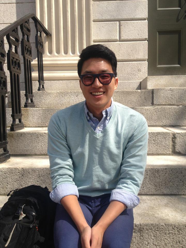 "This is my second day in Boston."