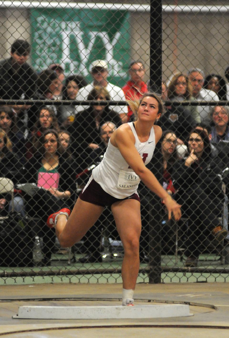 Freshman Martina Salander took fifth place at the NCAA Track and Field Championships, competing in the penthalon. 