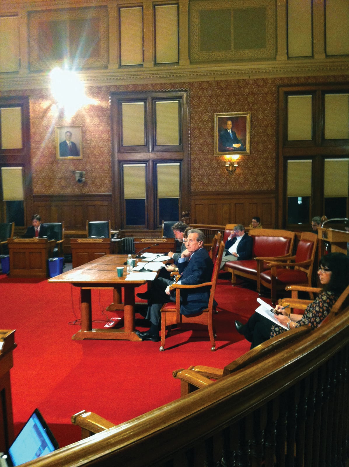 City Manager Richard C. Rossi speaks on the new net zero task force that 
advocates for new buildings in Cambridge to not contribute to emissions.