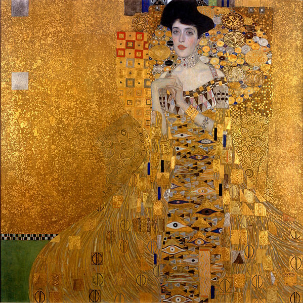 Gustav Klimt's "Portrait of Adele Bloch-Bauer I," which was seized by the Nazis after its owner left Austria in the wake of the Anschluss.