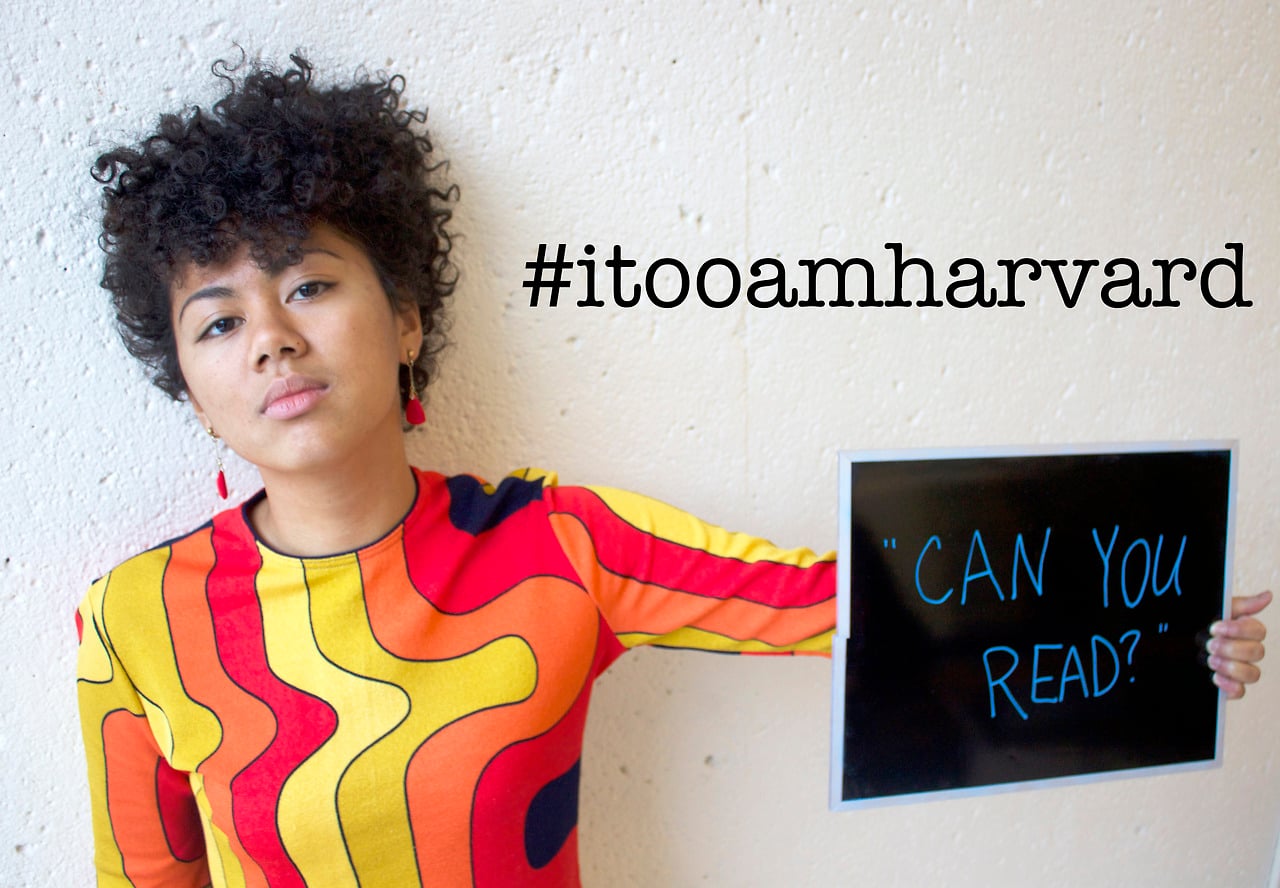 Kimiko Matsuda-Lawrence ‘16 created the I, Too, Am Harvard photo project in order to explore and expose the issues black students face on the Harvard campus.