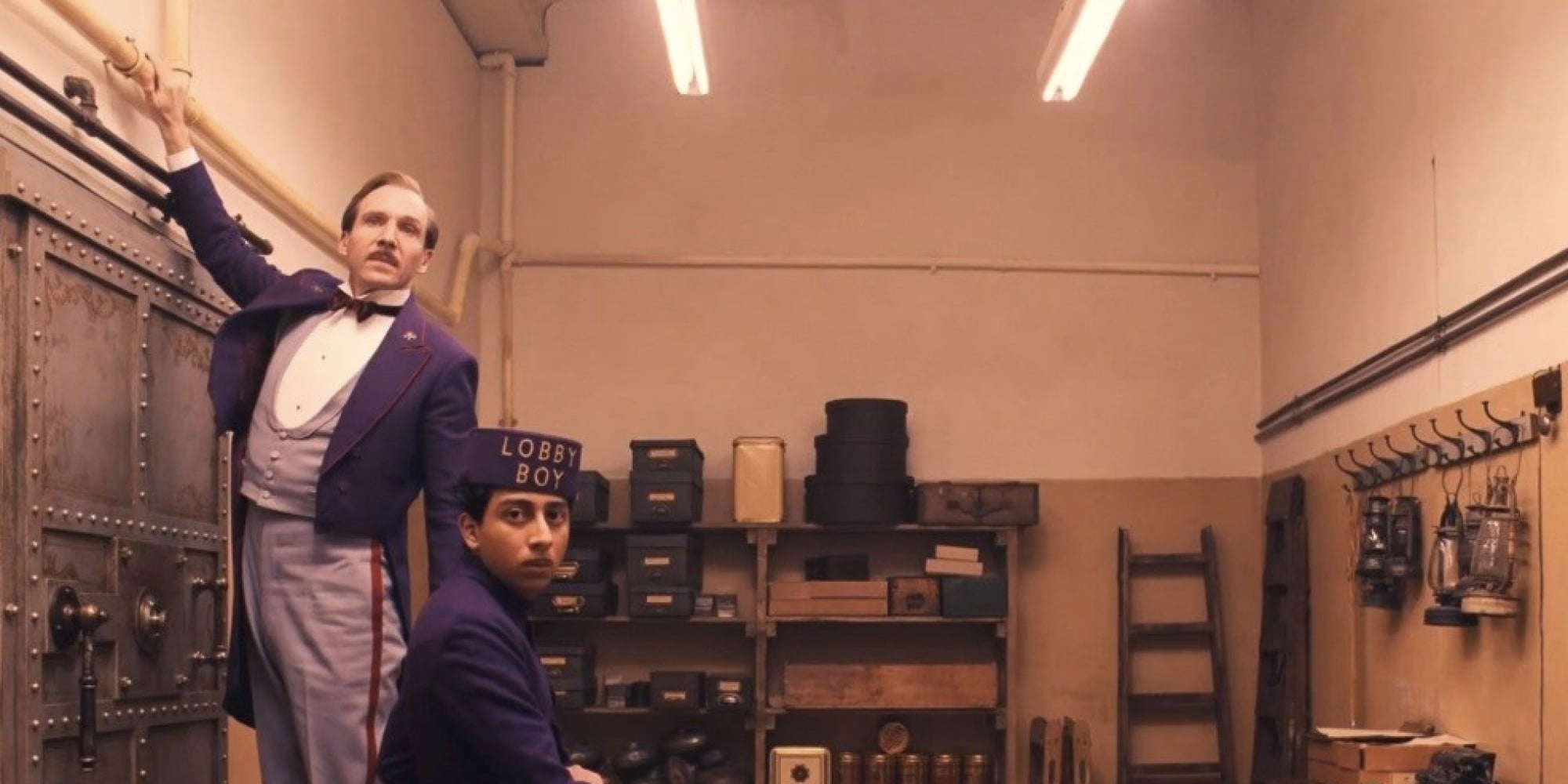 Ralph Fiennes and Tony Revolori star in "The Grand Budapest Hotel."