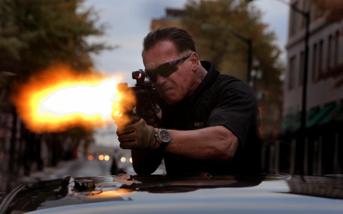 Arnold Schwarzenegger stars in the new action film "Sabotage."