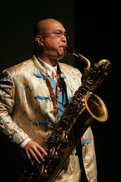 Fred Ho performs at Harvard in November 2009 after being awarded the Harvard Arts Medal.