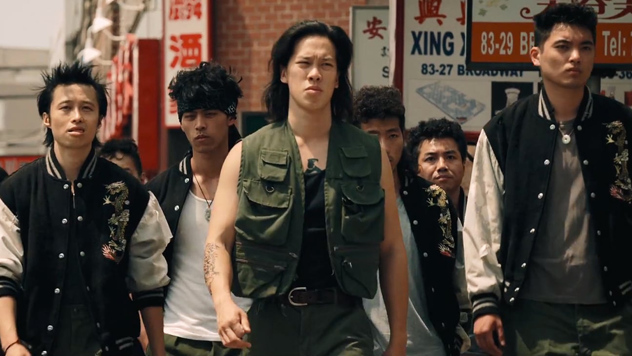 Leonard Wu (center) plays the head of the Green Dragons gang in Andrew Lau and Andrew Loo's "Revenge of the Green Dragons."