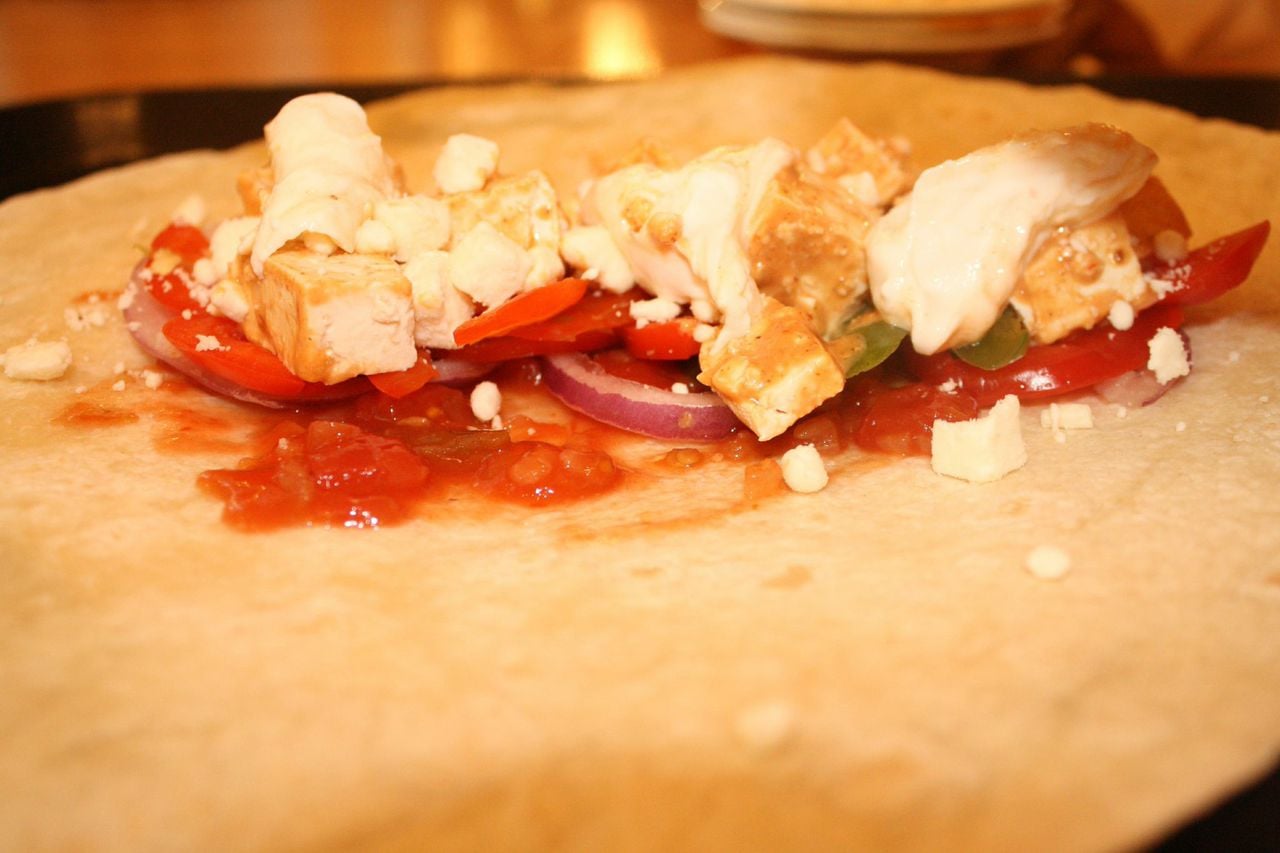 Add feta and yogurt if desired
