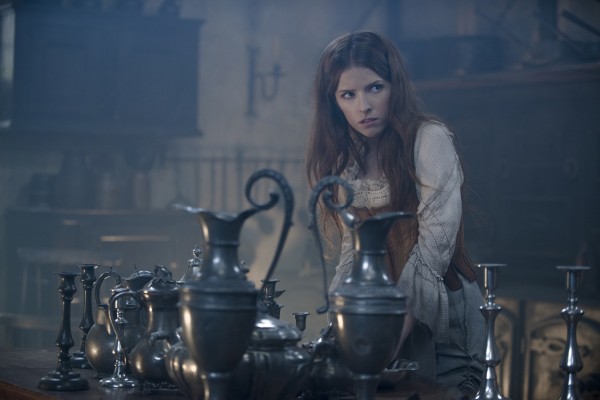 Anna Kendrick plays the role of Cinderella in the upcoming film "Into the Woods." Chris Pine plays her Prince.