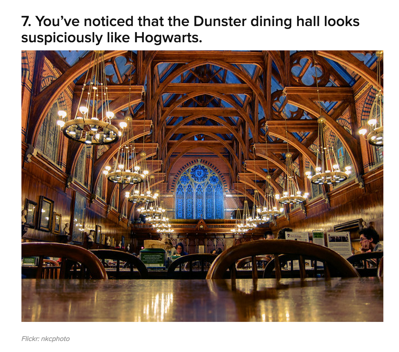 We've noticed that the Dunster dining hall looks suspiciously like Annenberg! 