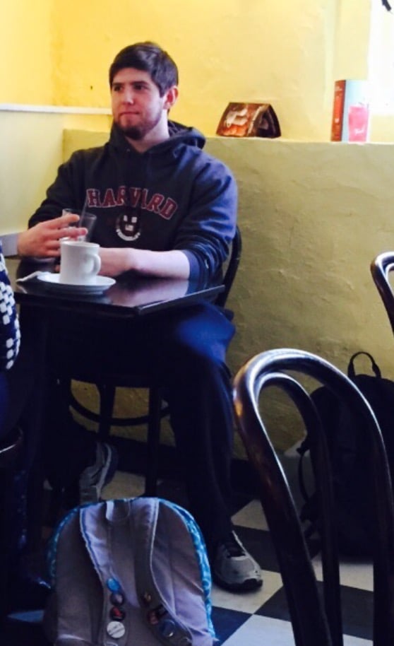 We caught our staff writer Chris out on his Datamatch date and decided to snap a pic. You're welcome, Chris. 