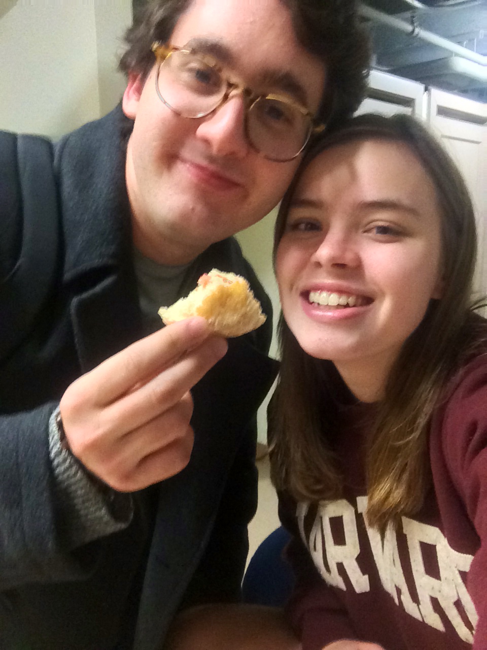 Eva with her non-Datamatch friend Nacho, who also went on a Datamatch date for Flyby and posted a picture with Eva instead of his Datamatch #inception 