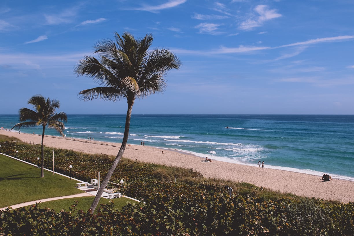 I started off spring break with a trip to Palm Beach, Florida with my friend. The hotel balcony overlooked the ocean, which was full of vacationers who were riding WaveRunners, paddle boarding, and swimming. 