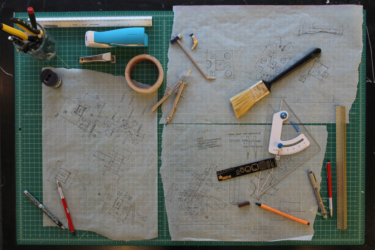 Design materials at the Graduate School of Design.