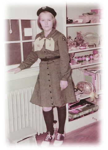 Drew Faust in her girl scout days! 