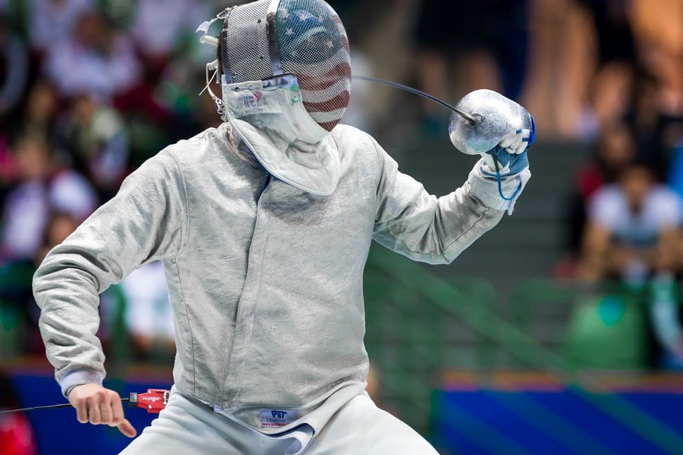 Harvard freshman Eli Dershwitz, pictured above in action in early April at the Junior World Championships held in Tashkent, Uzbekistan, will be taking a year off from his studies to pursue a spot on the US Olympic team. 