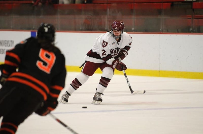 Josephine Pucci came back to Harvard midway through the season after playing in the 2014 Sochi Olympics for Team USA.