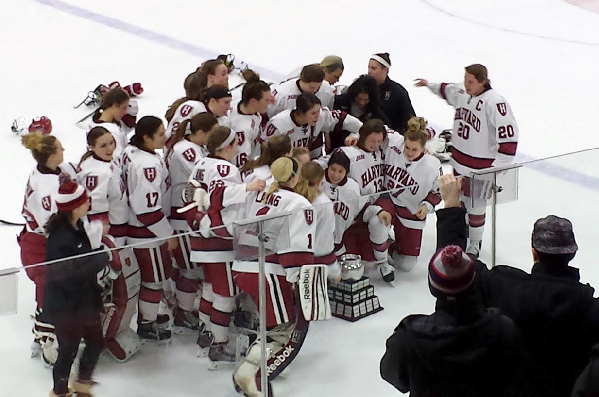 After being routed by Boston College earlier in the year, the Crimson got its revenge in the Beanpot final, defeating then then-No.1 ranked Eagles, 3-2.