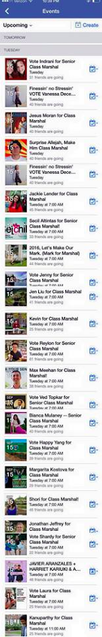 A lot of Class Marshal candidates, indeed. 