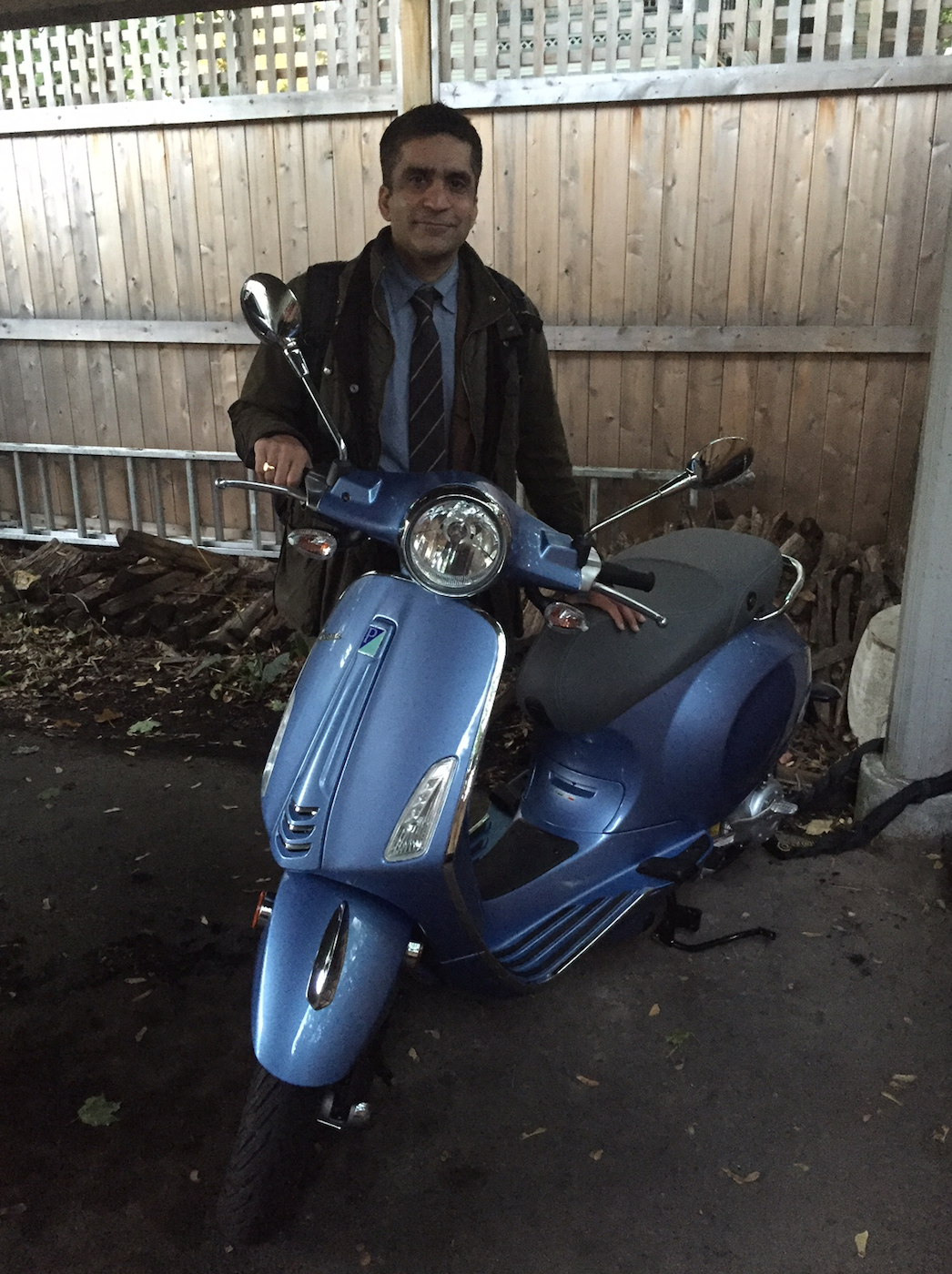 Dean Khurana and his sweet new ride.
