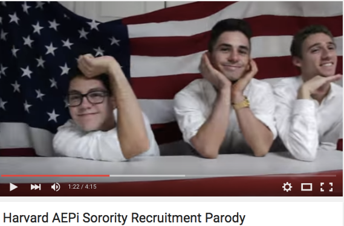 A tender moment in the video.