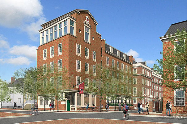 Artist's rendering of the proposed Winthrop House renewal.