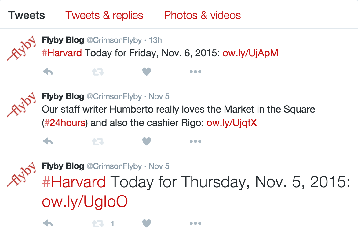Look at that heart (oh, and also at our Twitter page). 