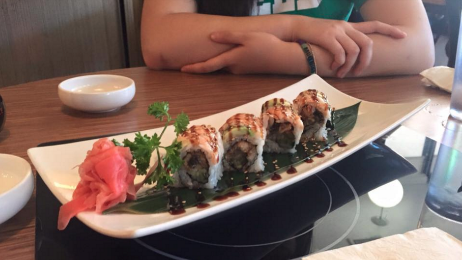 A picture of my dinner at Kaju. 