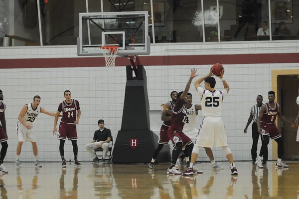 Freshman guard Corey Johnson is currently one of the top freshmen three-point shooters in the country. Johnson is one of the keys to the Crimson's offensive success, allowing Harvard to spread the opposing defense and create space for its shooters. 