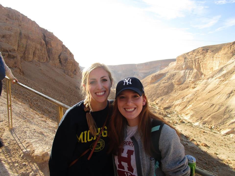 Flyby co-chair Kat represents her home state with a Yankees hat.