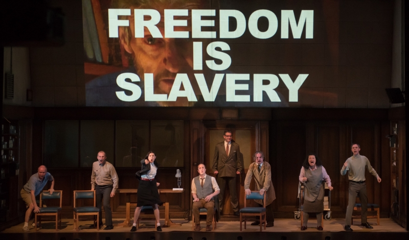 The cast of 1984 at the A.R.T.