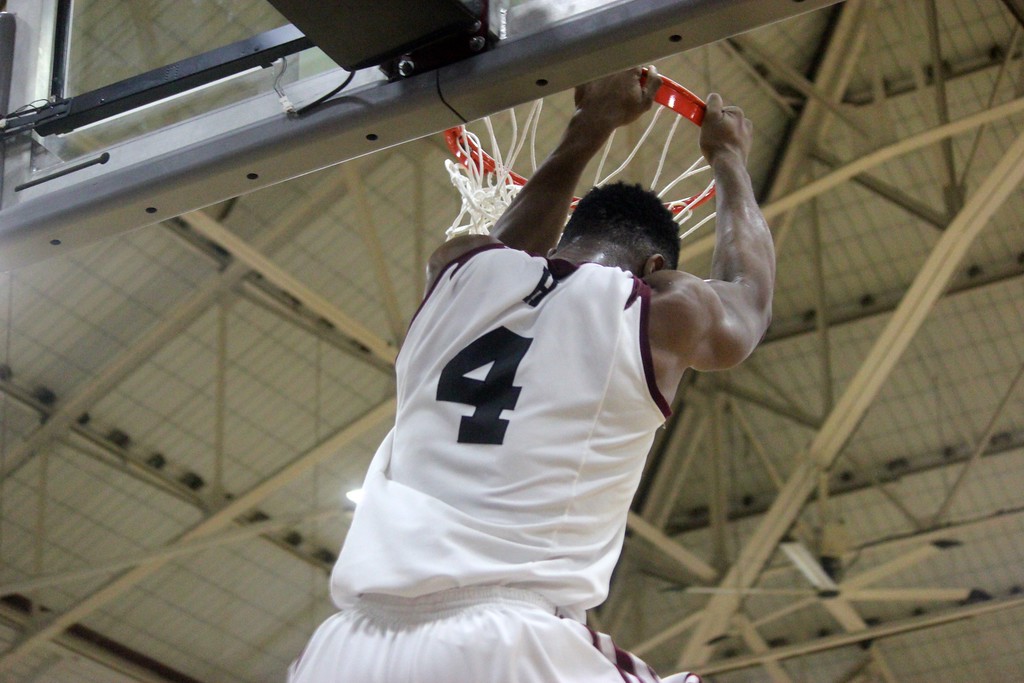 Junior forward Zena Edosomwan, shown Nov. 13 against MIT, led Harvard in points and rebounds this season, falling just four rebounds short of a double-double average for the year. 
