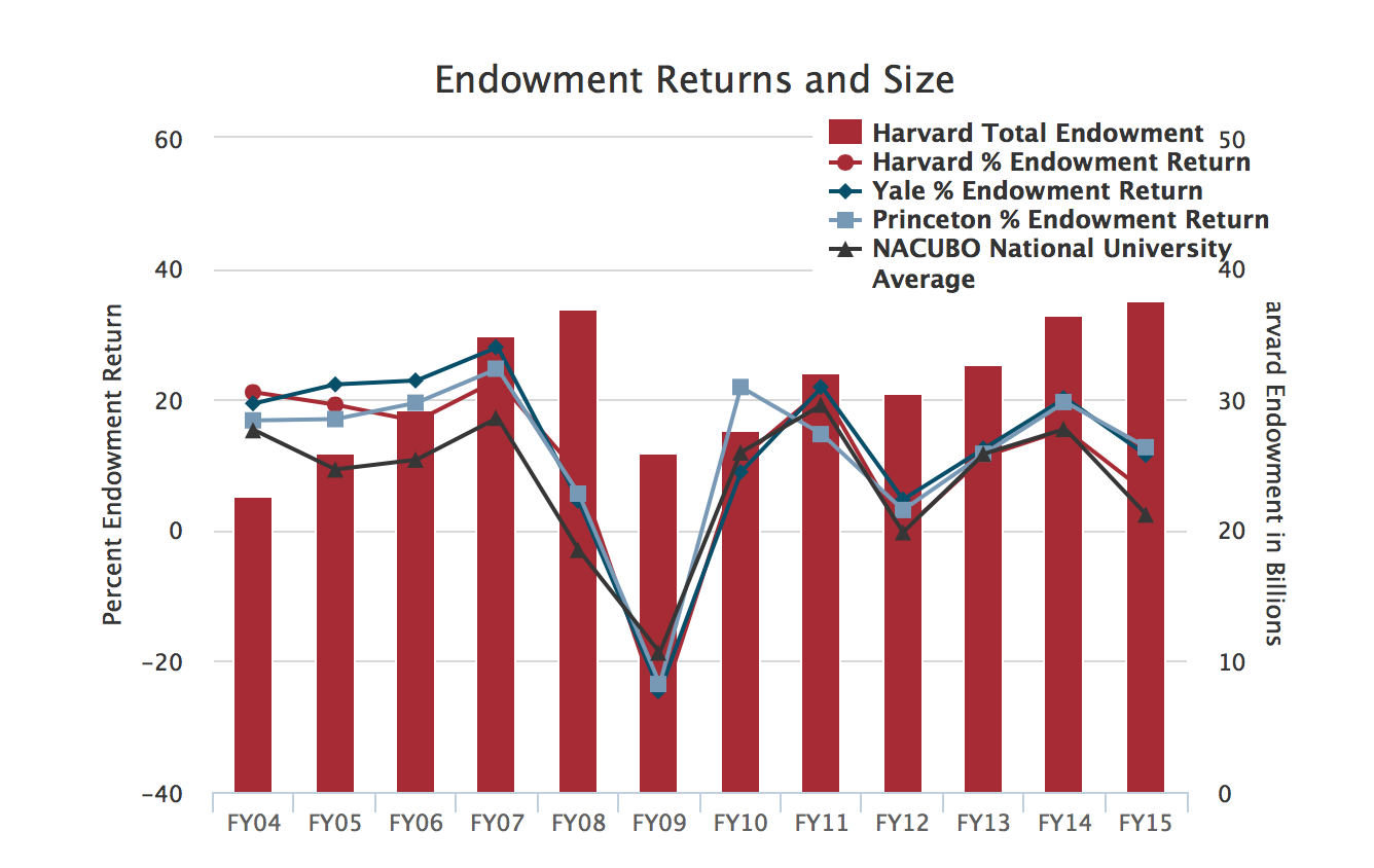 Endowment Returns and Sizes