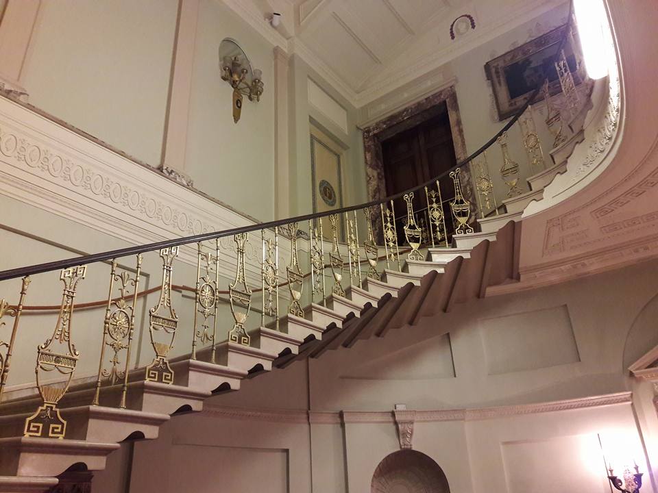 Bldg. 118 at Fisher College, originally built and owned by Henry Parsons King and his wife Alice Ormond King, has one of only two free floating marble stair cases in the United States. Henry was the president of Otis Elevator Company in Boston during the mid to late 1800's. Mr. King died at the home and was waked under the staircase. The home was sold to Fisher College in 1939 after Alice King's death in 1938. Based on S.P.I.R.I.T.'s paranormal investigations of the home, Alice and Henry still reside there.
