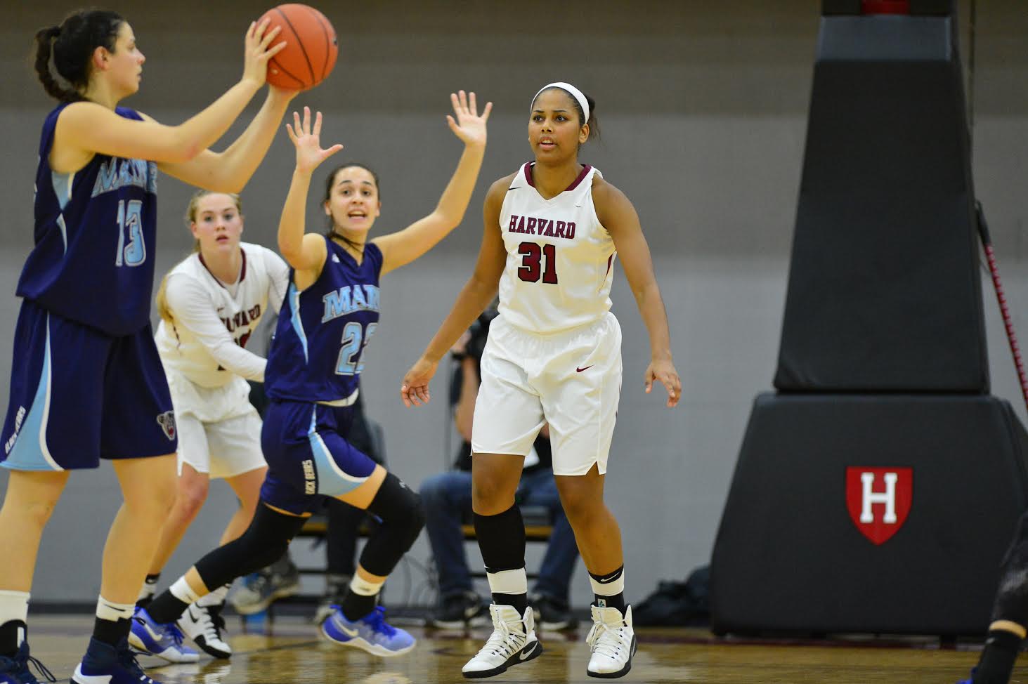 Behind a six point, 10 rebound, and four block effort from junior Taylor Rooks, the Crimson held off Fairfield at home. The Crimson limited the visiting stags to seven points in the final quarter to take the win. 