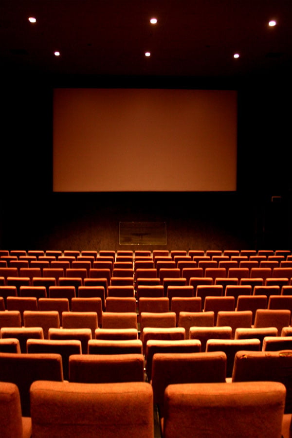 A movie theater.